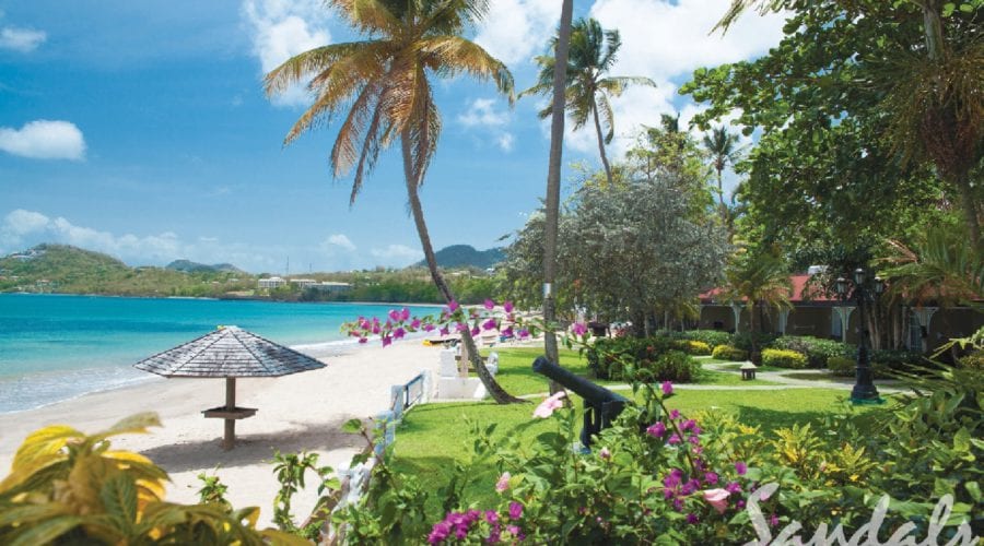 Sandals Halcyon Beach | Best St Lucia Honeymoon Resorts